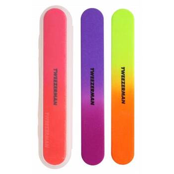 Neon Nail Files (3 ks) - Neónové pilníky na nechty s puzdrom